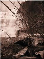 Ithaca Falls - Ice Diamonds (Sepia Portrait).jpg